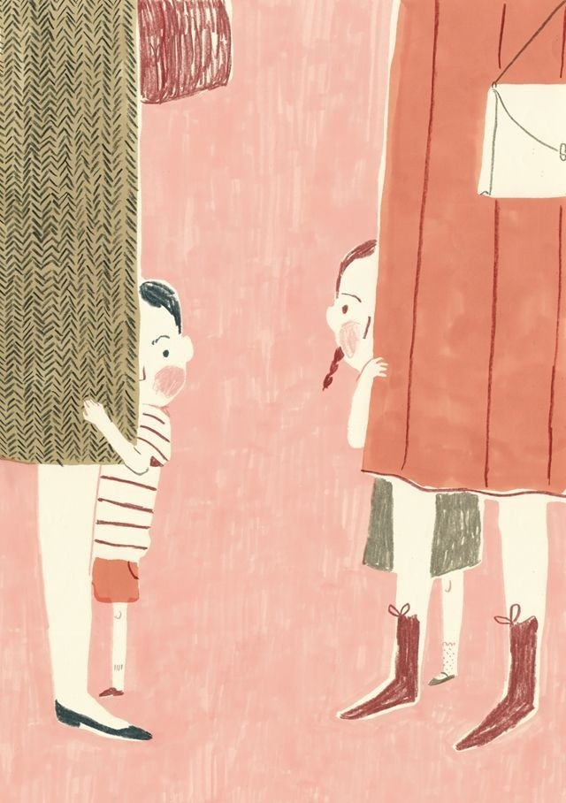 Simona Ciraolo #illustration #adults #kids #children #hiding
