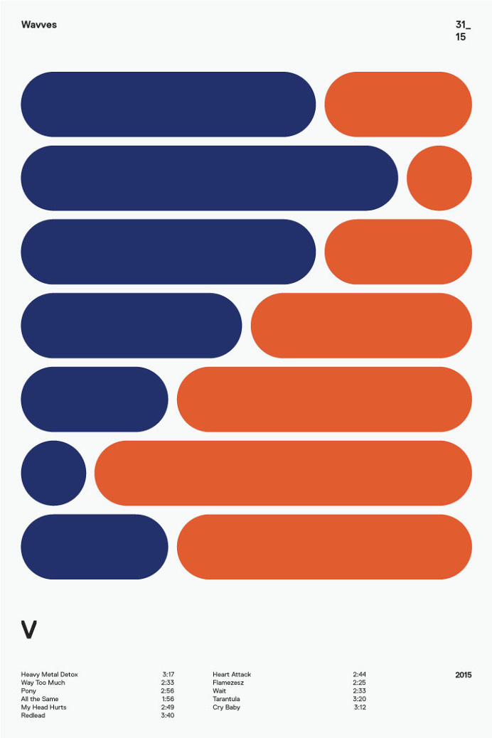 swissritual.ca #SwissRitual #graphic #design #minimal #music #grid #poster #swiss #illustration #Wavves