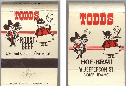 All sizes | Todds Roast Beef & Hof-Brau | Flickr - Photo Sharing! #logo #illustration #retro #vintage