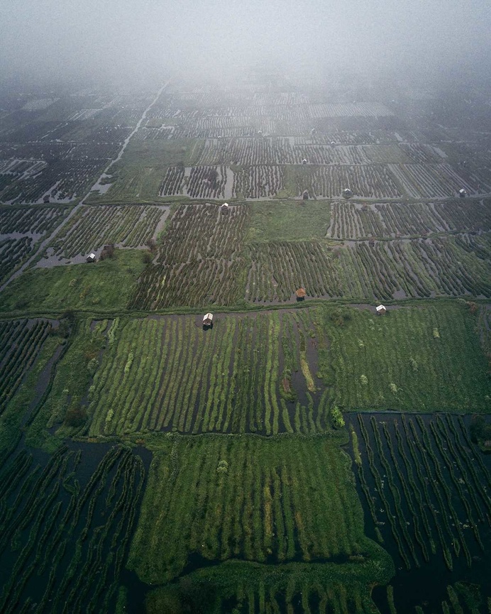 Inle Lake, Myanmar From Above by Dimitar Karanikolov