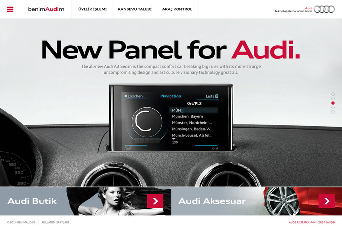 Audi #site #design #interface #ui #web #art #audi #car