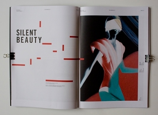 Teapaper No. 1 : Martin Ransby #spread #magazine