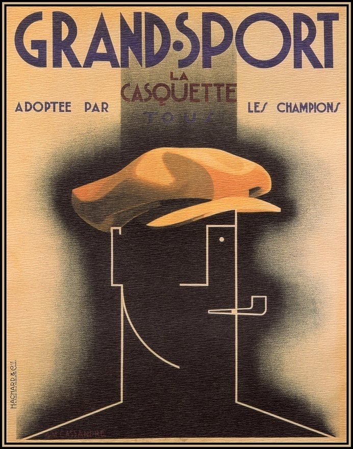 Celebrating Cassandre: Gorgeous Vintage Posters by One of History's Greatest Graphic Designers | Brain Pickings #head #pipe #poster