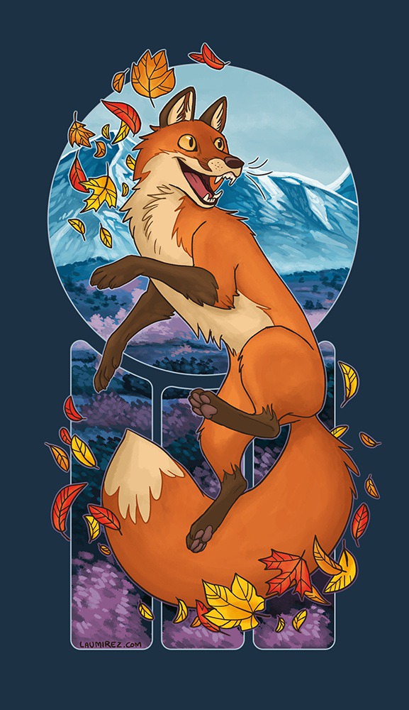 Autumn Fox by LauraRamirez