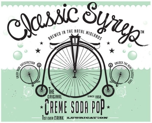 http://mycuzen.tumblr.com/ #branding #bicycle #syrup #classic #design #texture #vintage #soda #typography