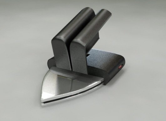 The Portable Iron is an ingenious design to keep clothes wrinkled-free during trips. The convenience of maintaining freshly pressed shirts o #portable #design #iron #travel #product #industrial