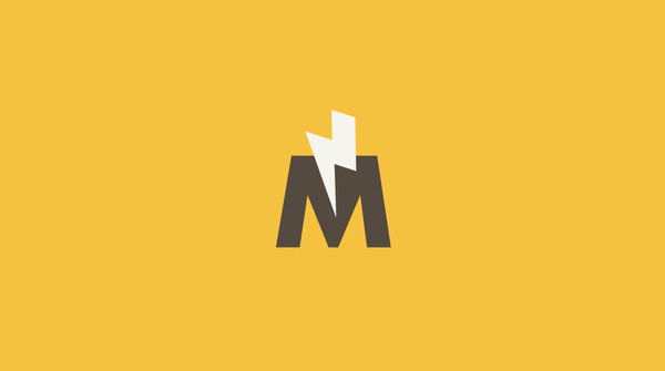 Rough Mountain Logo #logo #lightening #identity