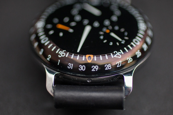 Date Indicator Around the Dial's Perimeter (Not Perfectly Aligned On This Prototype) #dial #design #display #3 #industrial #typeface #watch #type #ressence