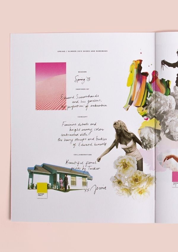 Ro & Co #page #handwriting #media #illustrations #contents #mixed #layout #collage #editorial