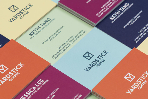 Yardstick Coffee (Branding) on Behance #coffee #card #branding #business