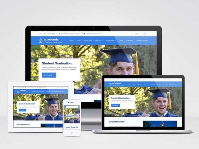 Academic - Education Wordpress Theme