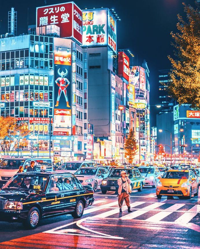 Colorful and Dazzling Nighttime Instagrams of Japan by Naohiro Yako