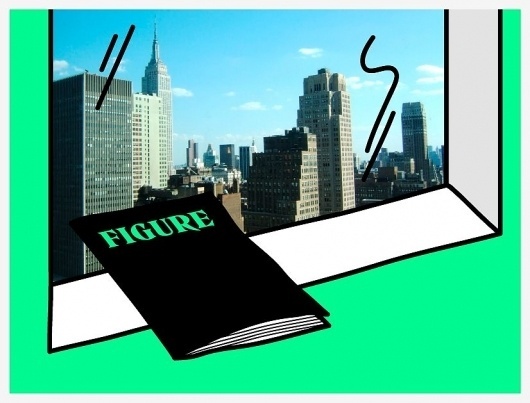 manystuff.org — Graphic Design daily selection #skyscraper #figure #mint #green