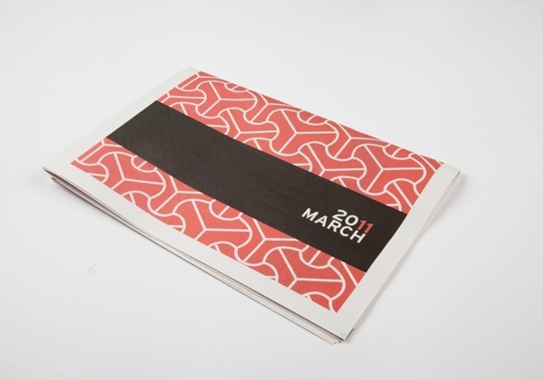11 March 2011 on Behance #type #print #red #pattern