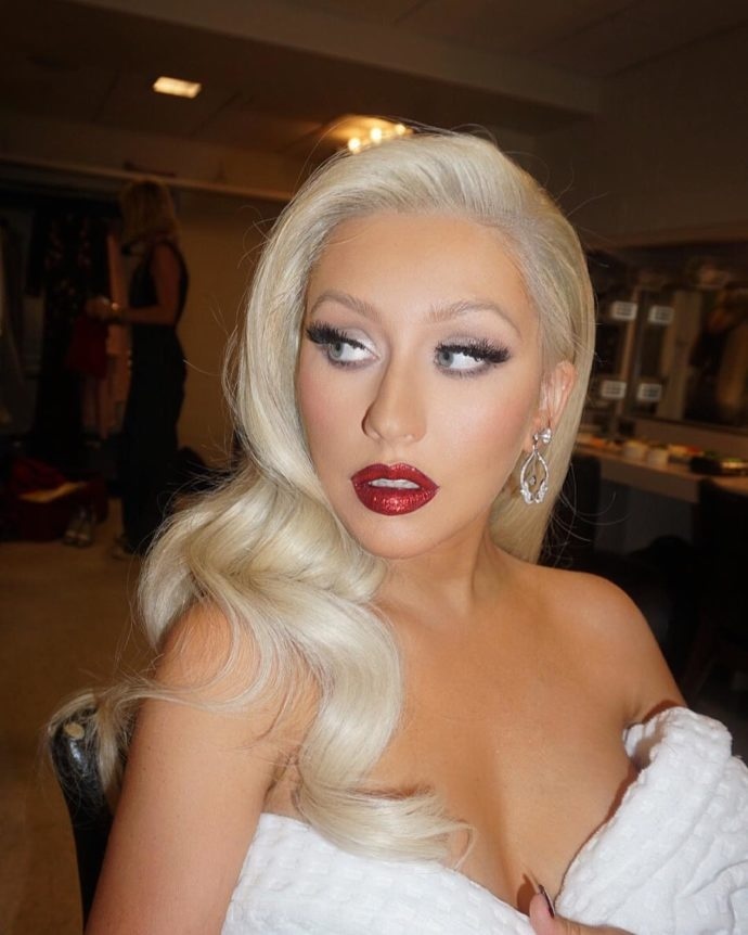 Christina Aguilera on Snapchat