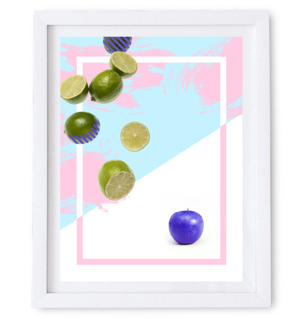 Abstract Fruit Art Poster. Available as a high resolution print quality digital download. #abstract #art #digital #fruit #graphic #photograp