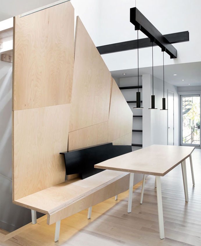 Modern and Bright Apartment with Plywood Furniyure - #architecture, #home, #decor, #interior, #homedecor