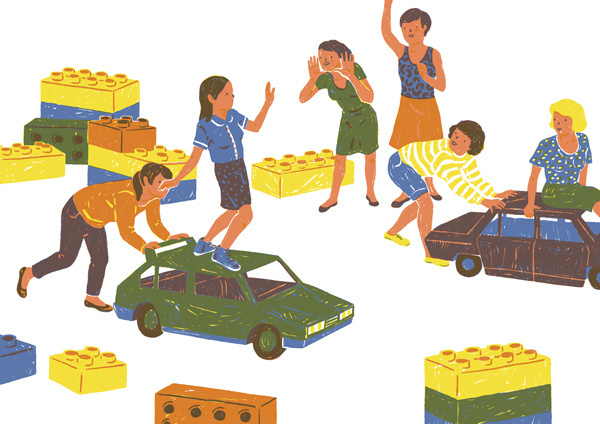 Little People I on Behance #illustration