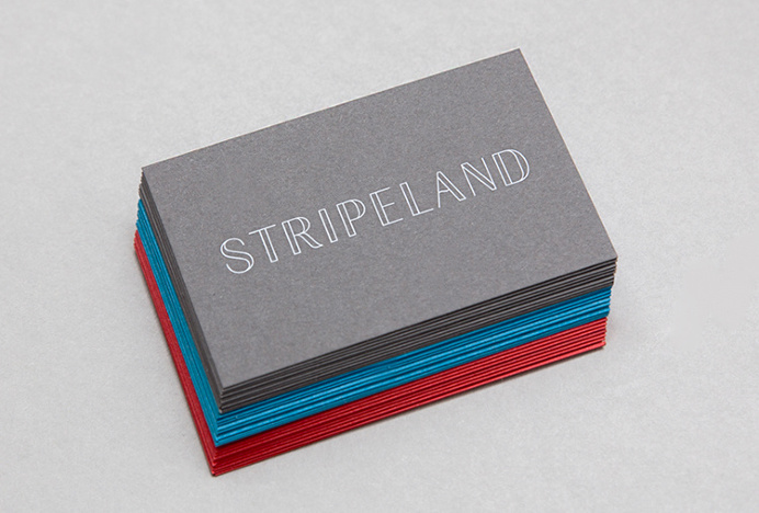 Stripeland by Patrick Fry #business #cards
