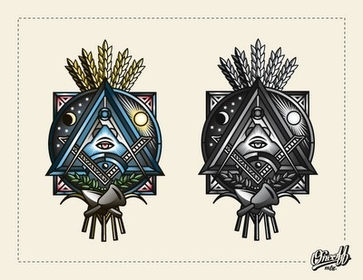 Oneoff Nation #tattoo #mason #masonic #oneoff