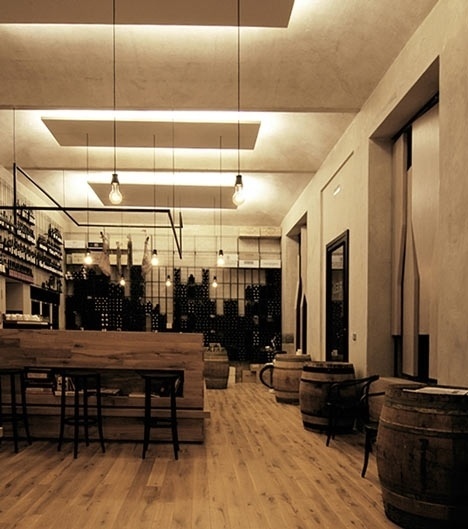 Red Pif Restaurant & Wine Shop by Aulík Fišer Architekti « SoFiliumm #interior #wood #design #wine