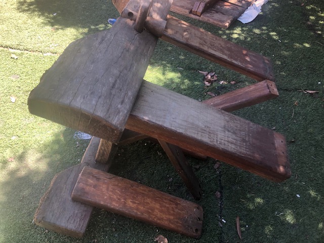 Restoration Staining outdoor furniture