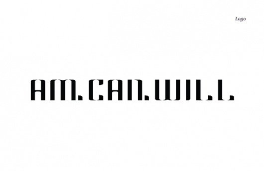 AM. CAN. WILL #logotype #amcanwill #weme
