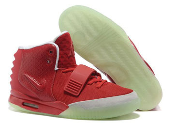 Air Yeezy 2 Red Grey Nike Mens Size Shoes #shoes