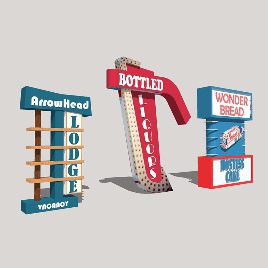 Wayfinding | Signage | Sign | Design | 异形创意标识导视牌模型