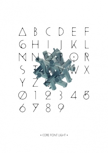 Human Core on the Behance Network #font #typeface #poster #type #typography