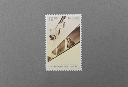 Neue #norway #stamp #union #design #graphic #seafarers