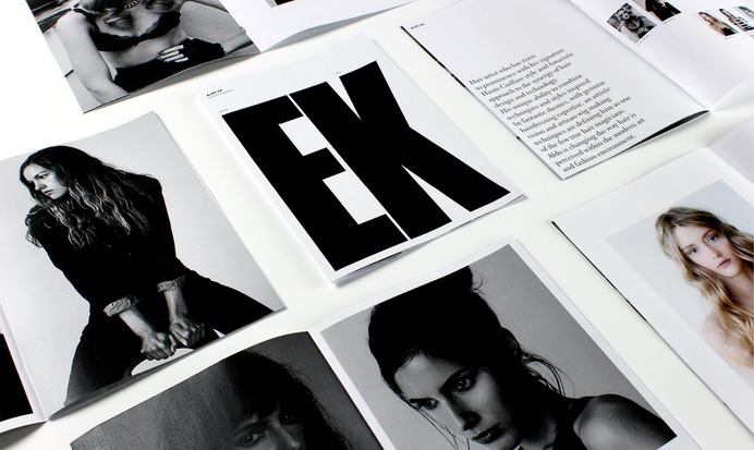 EK Personal Branding - Mindsparkle Mag Àxel & Alba Durana designed Aldo EK Personal Branding. Aldo Alarcon defines himself as a hairstylist with a futuristic approach. #logo #packaging #identity #branding #design #color #photography #graphic #design #gallery #blog #project #mindsparkle #mag #beautiful #portfolio #designer