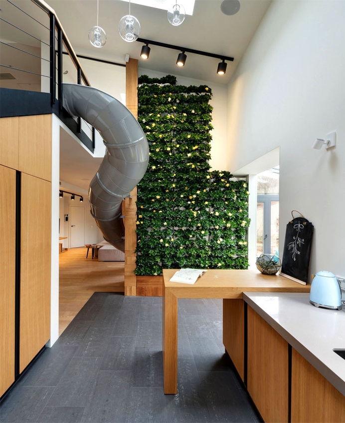 Two-Level Apartment by Ki Design Studio - #architecture, #home, #decor, #interior, #homedecor,