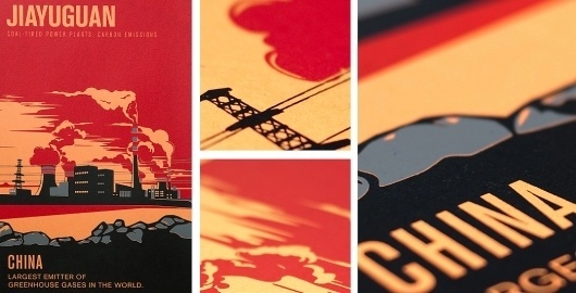 Energy Awareness Posters : Adam Casey Design #design #screen #printing #illustration #typography