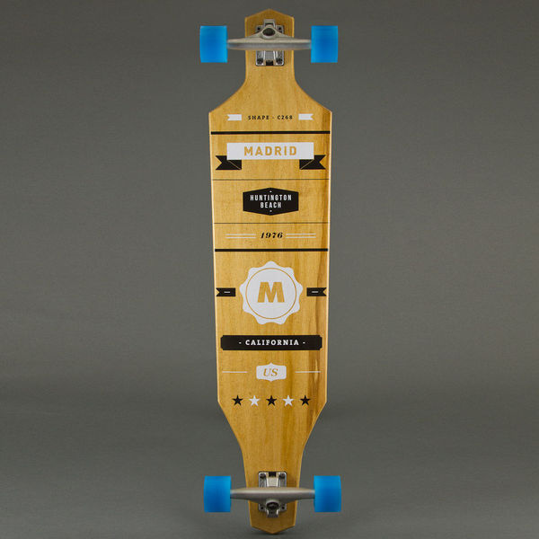 SHIELD / 41" | Madrid Skateboards #longboard #madrid #board #wood #skateboard #typo #typography