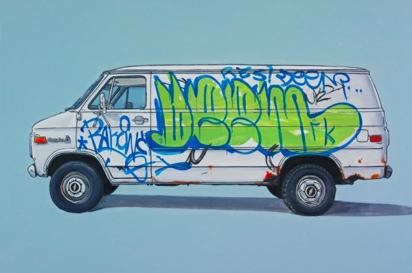 Unusual Vehicles Oil Paintings by Kevin Cyr | Abduzeedo | Graphic Design Inspiration and Photoshop Tutorials #van