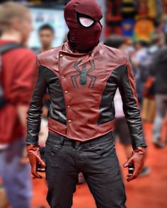 SPIDER MAN LAST STAND LEATHER JACKET