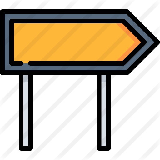 See more icon inspiration related to maps and location, road sign, panel, orientation, directional, signs, sign, forward and direction on Flaticon.