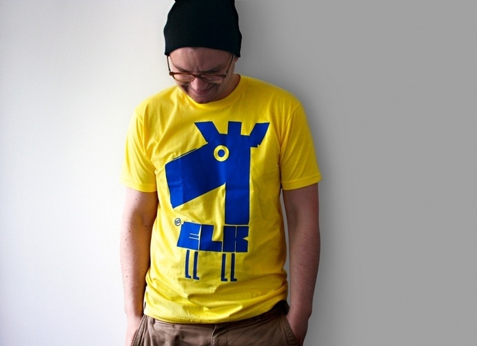 Edding850 Font elk tshirt #destruct #t-shirt #edding #bã¼ro