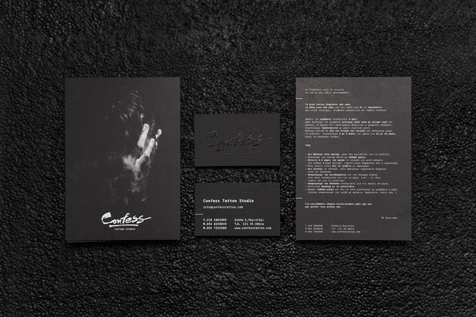 Confess Tattoo Studio on Behance