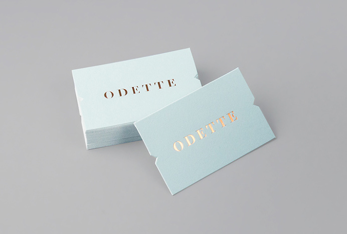 Odette by Dmowski & Co. #print #graphic design #business cards