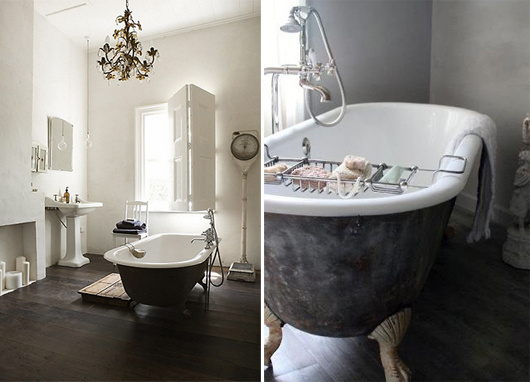 black tubs #interior #design #decor #deco #decoration