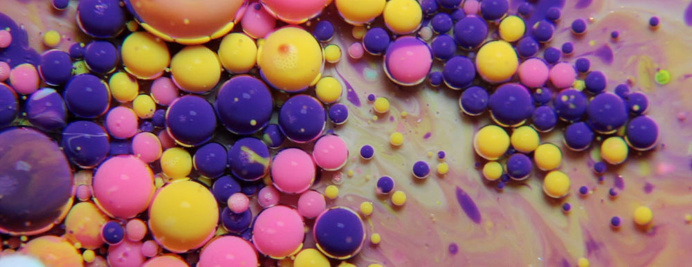 Memories of Paintings by Thomas Blanchard #paint #oil #milk #liquidsoap #macro