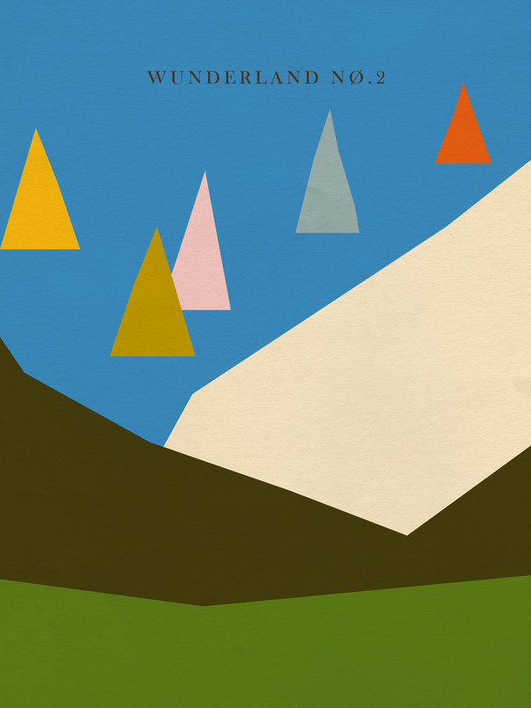 Wunderland Nø.2The Wunderland mini series is an experimental collage project depicting Alpine landscapes in an abstract and minimalistic ma #n2