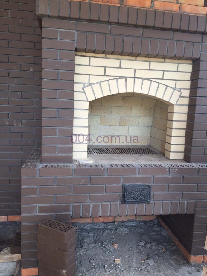 Brick fireplace. Krivoy Rog.