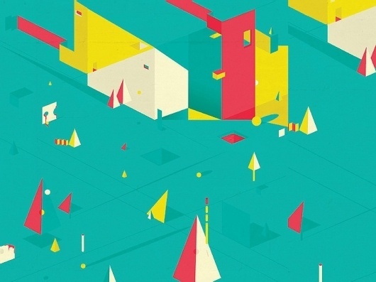 Place —Controvertial Anatomy —Fluh #album #geometry #packaging #design #cover #colors #art #triangles #planes