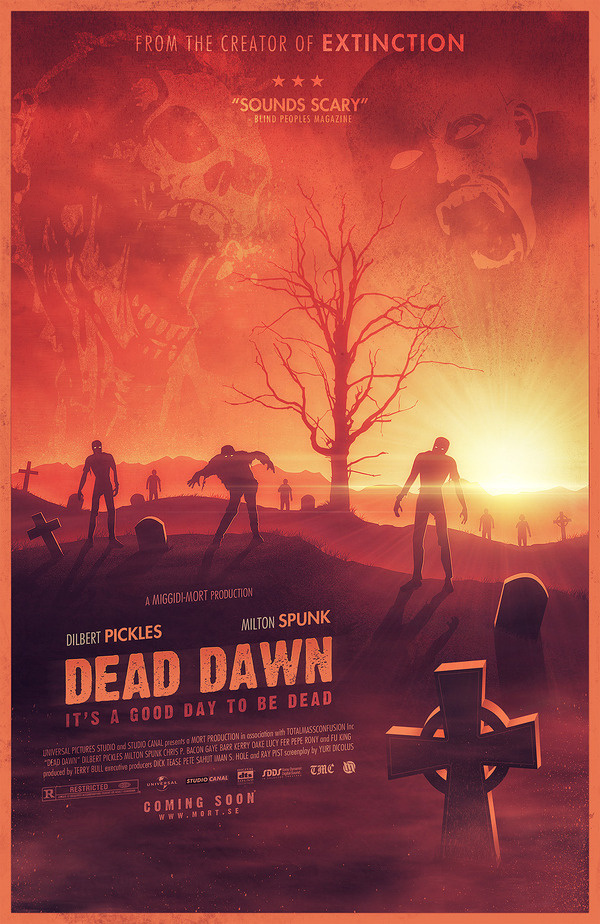 Dead dawn #zombie #design #graphic #poster