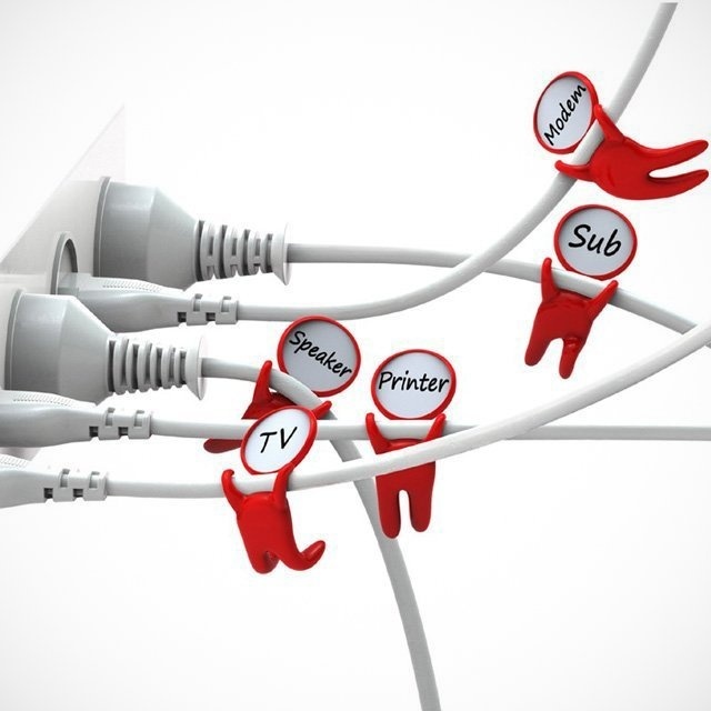 Cable Labels by The Mark Brothers #tech #flow #gadget #gift #ideas #cool
