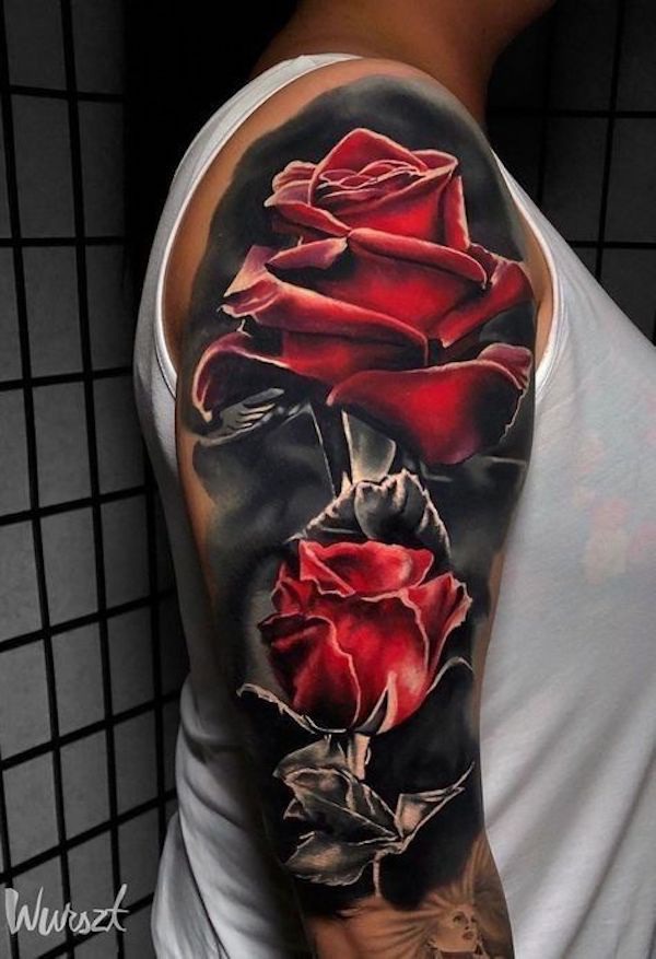 #realistic #rose #tattoo