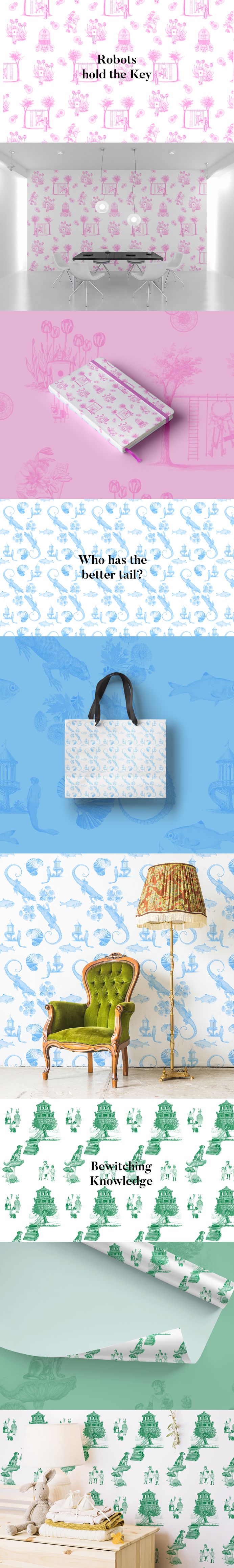 Pattern Design: Toile de Jouy on Behance